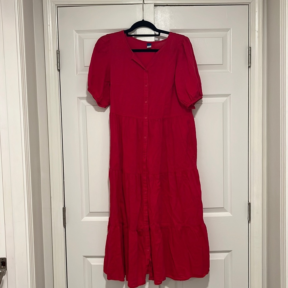 Hot Pink Maxi Dress
